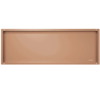 Półka wnękowa Balneo Wall Box No rim Copper 90 x 30 x 10 cm miedziana ze stali nierdzewnej bez kołnierza