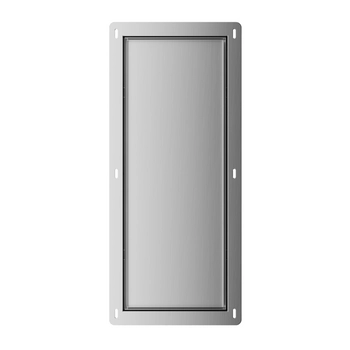 Schowek na szczotkę WC Balneo Wall Box Brush S Tiles prawy do wbudowania w ścianę ze stali nierdzewnej