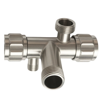 Zawór kątowy model 4 INOX 1/2 x 3/8 x 3/4