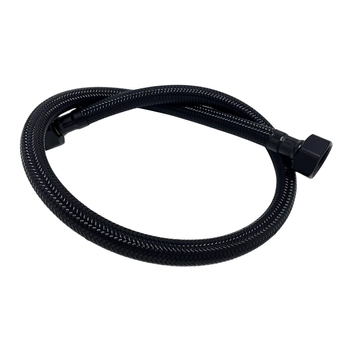 Wężyk przyłączeniowy Balneo PEX w oplocie czarnym 1/2" x 1/2" 60 cm