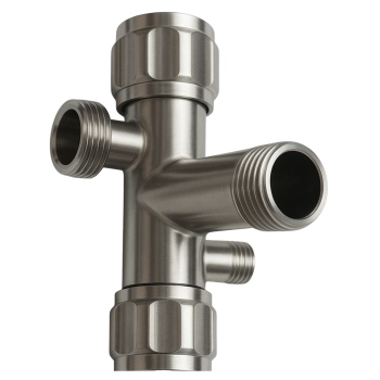 Zawór kątowy z głowicą ceramiczną model 4 Inox 1/2 x 3/8 x 3/4